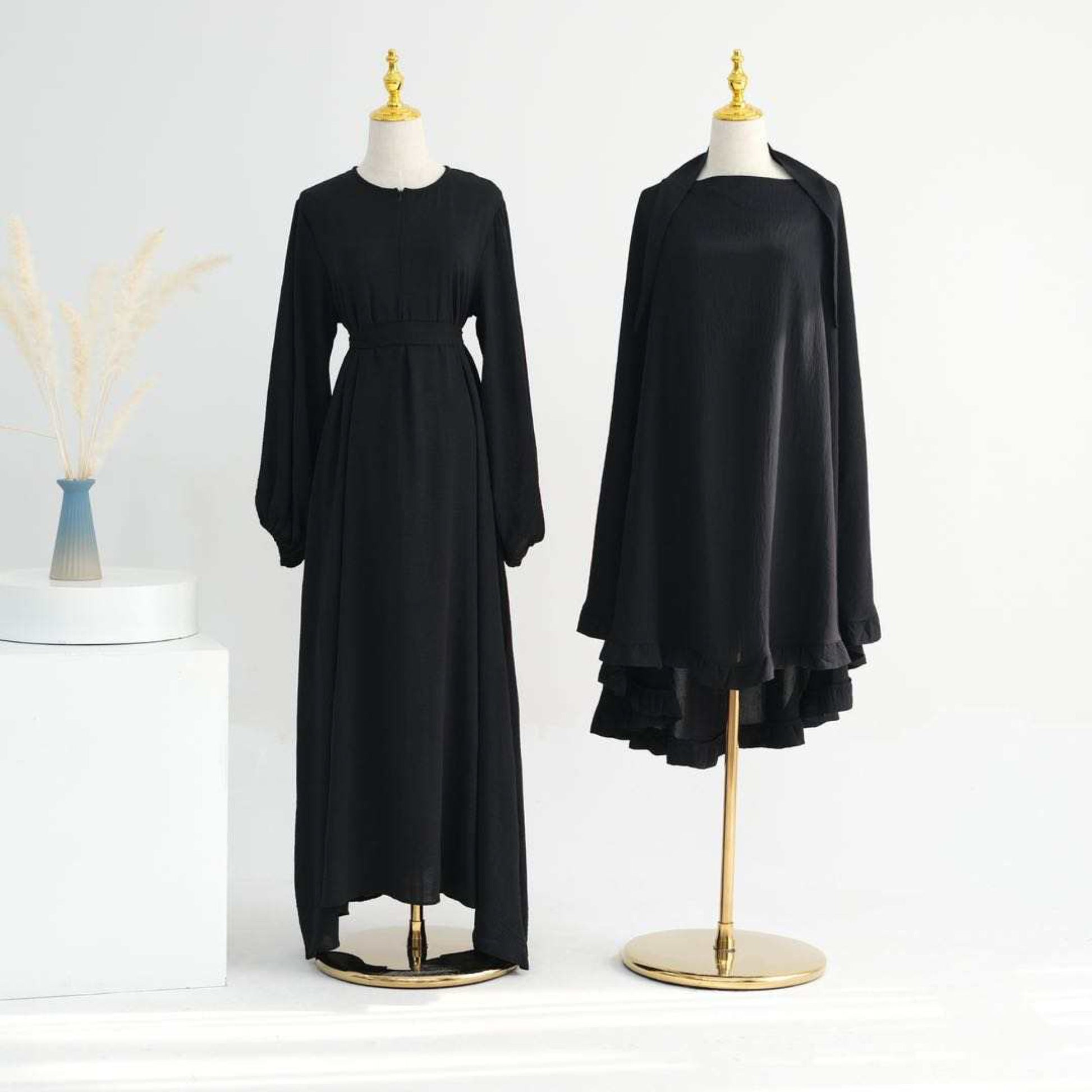2 piece abaya
