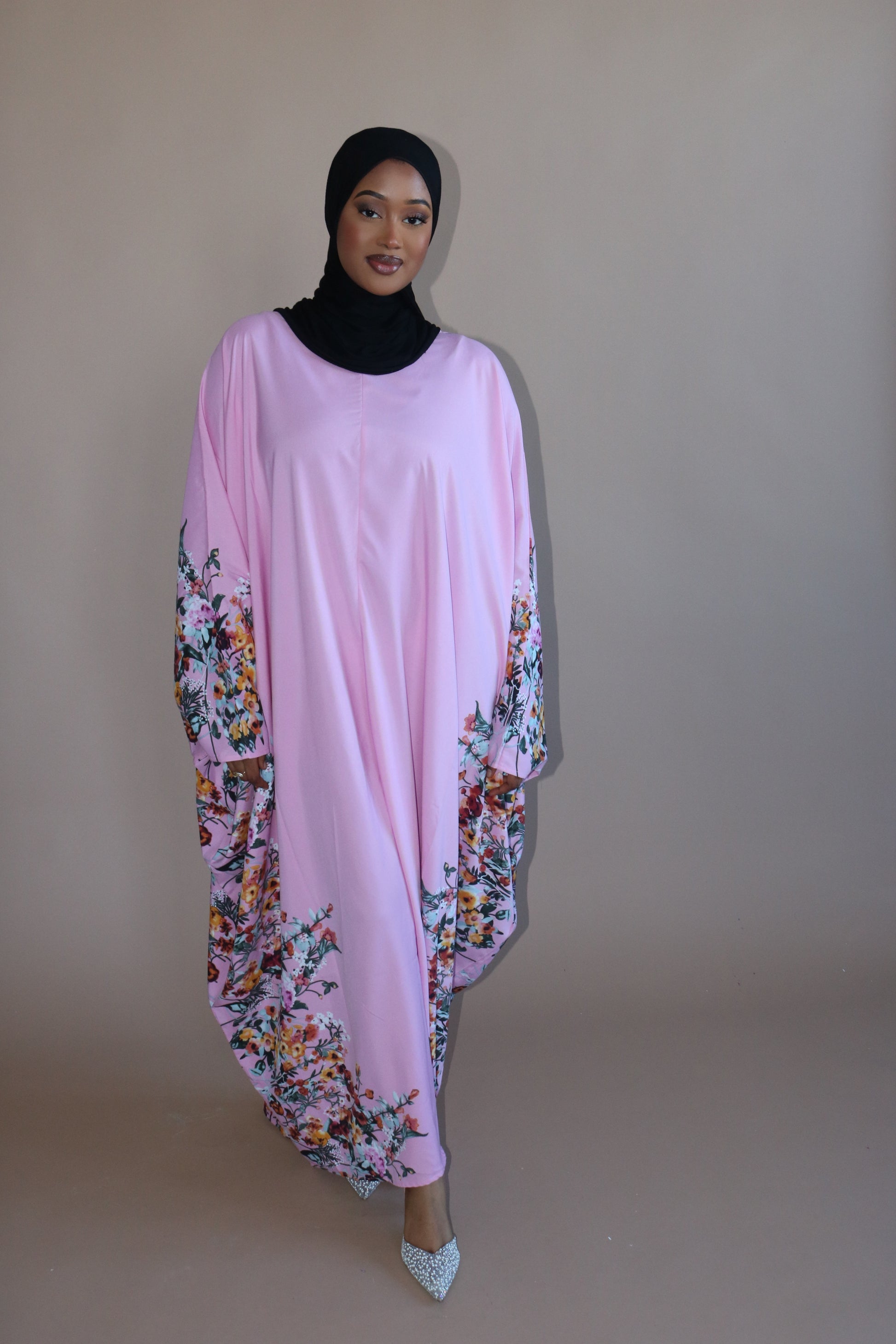 Azure Bloom Abaya