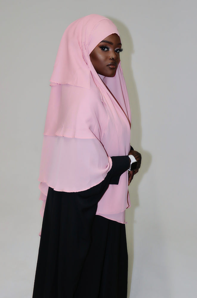 3 layers khimar hijab