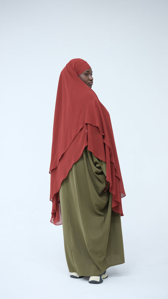 Two layer khimar