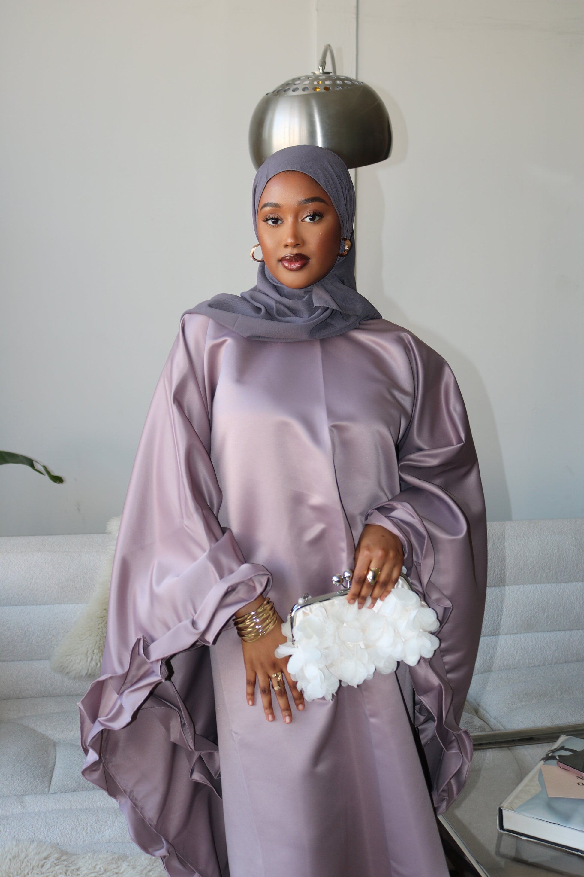 Rafahia Ruffle Abaya