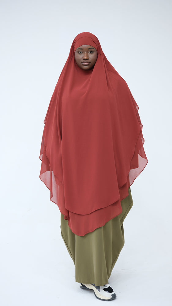 Two layer khimar