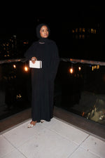 Knitted sweater abaya