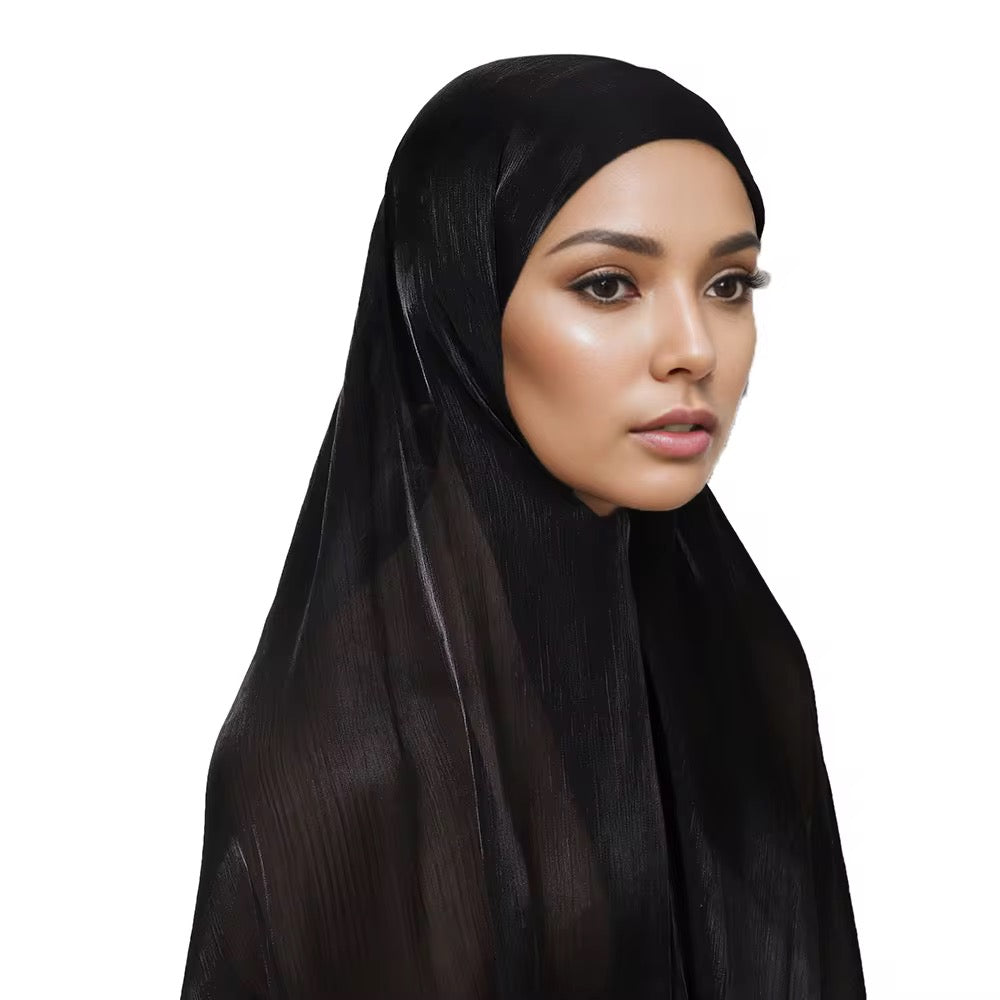 LuxeSilk Tie-Back Hijab