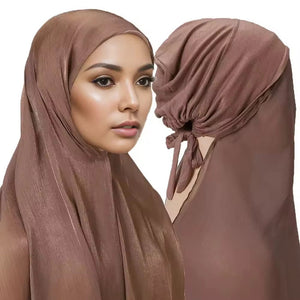 LuxeSilk Tie-Back Hijab
