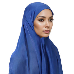 LuxeSilk Tie-Back Hijab