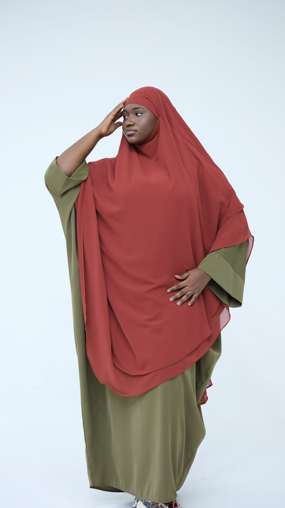 Two layer khimar