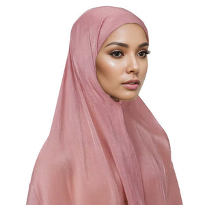 LuxeSilk Tie-Back Hijab
