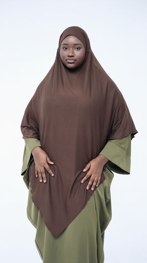 Cotton jersey khimar