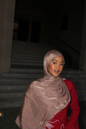 LuxeSilk Tie-Back Hijab