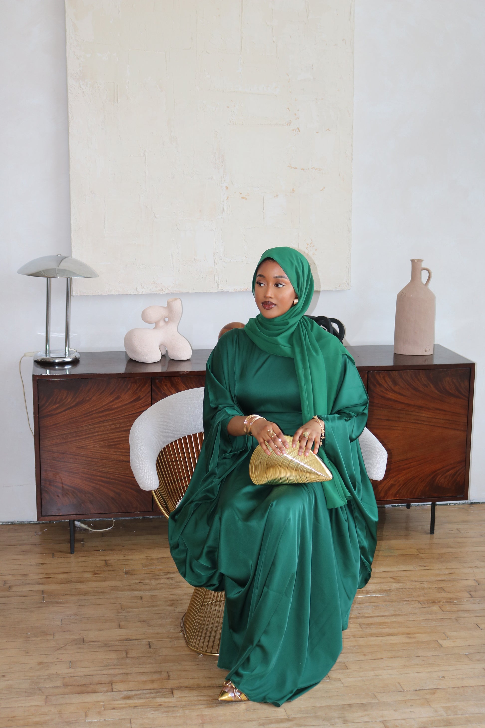 Afifa butterfly abaya