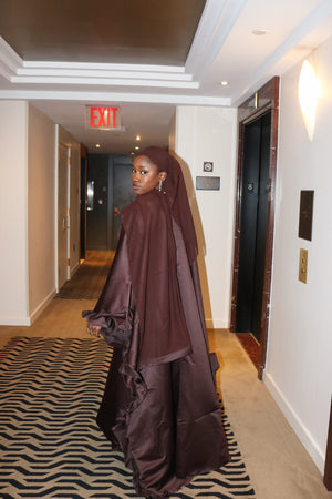 Rafahia Ruffle Abaya