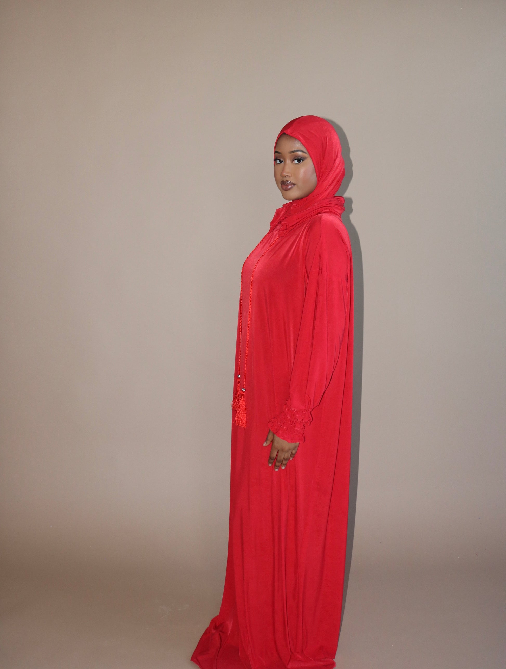 Jersey Hooded Abaya