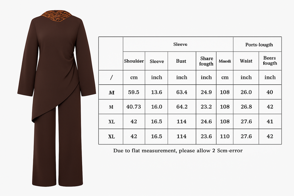 Mocha Drape Harmony Set