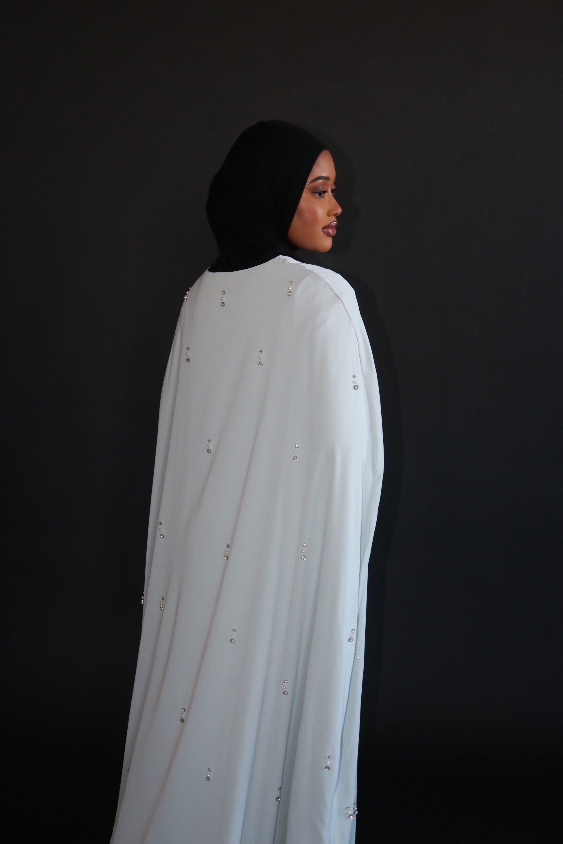 Nima stone cape dress