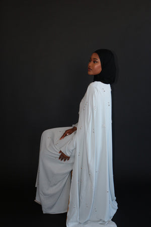 Nima stone cape dress