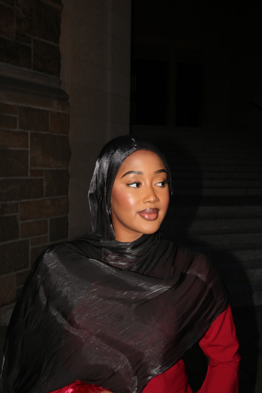 LuxeSilk Tie-Back Hijab