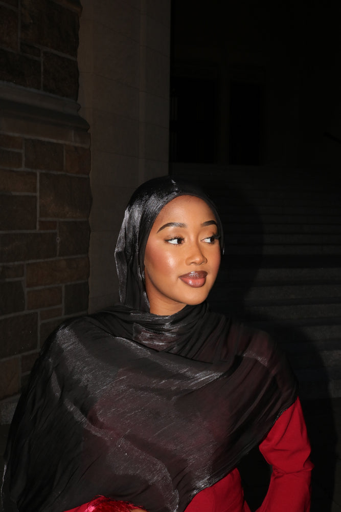 LuxeSilk Tie-Back Hijab