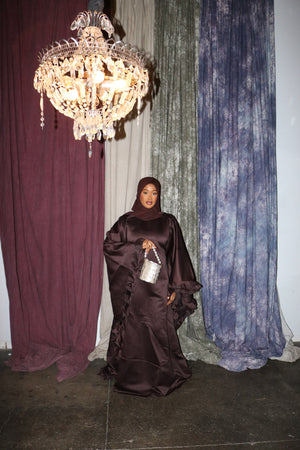 Rafahia Ruffle Abaya