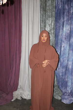 Hooded prayer abaya