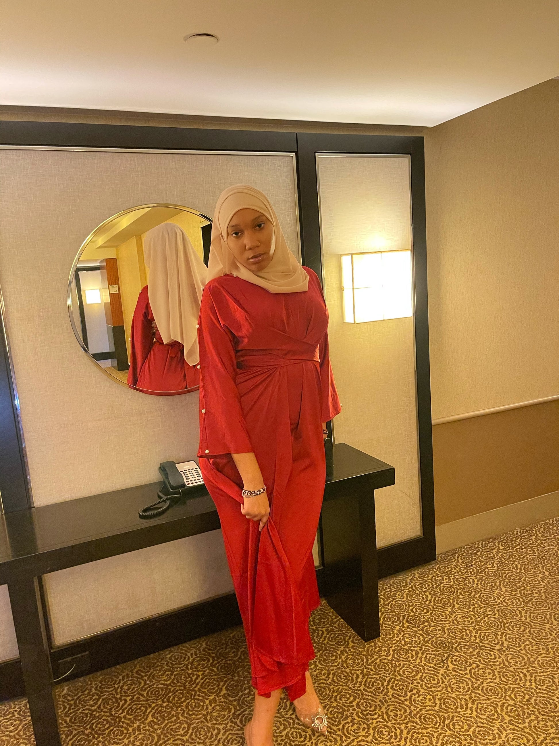 Fareeda Satin Dress