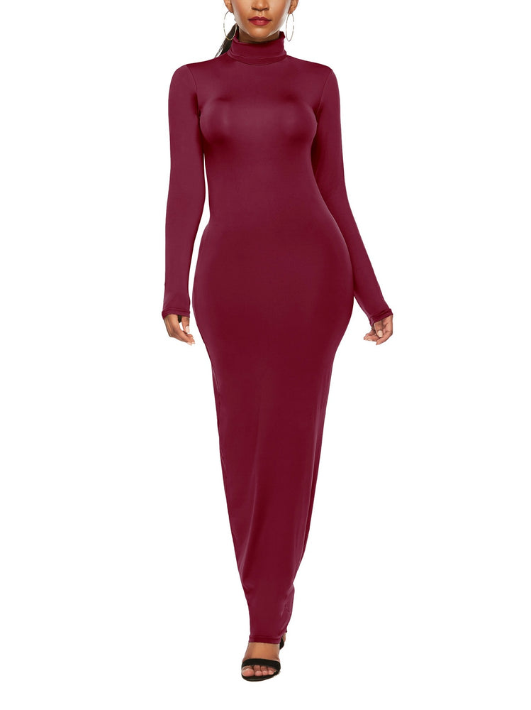 Turtle Neck Long Sleeve Bodycon