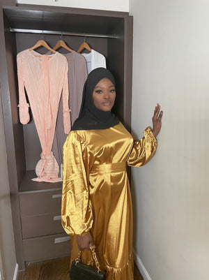 Shiza satin dress