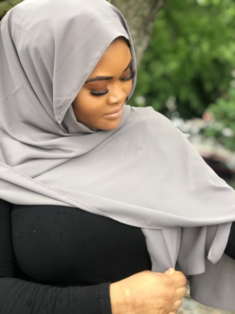 Hijab en mousseline de soie haut de gamme
