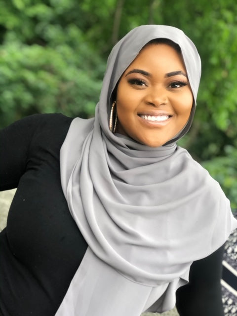 Hijab en mousseline de soie haut de gamme