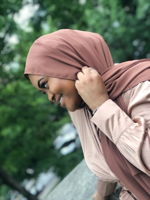 Hijab en mousseline de soie haut de gamme