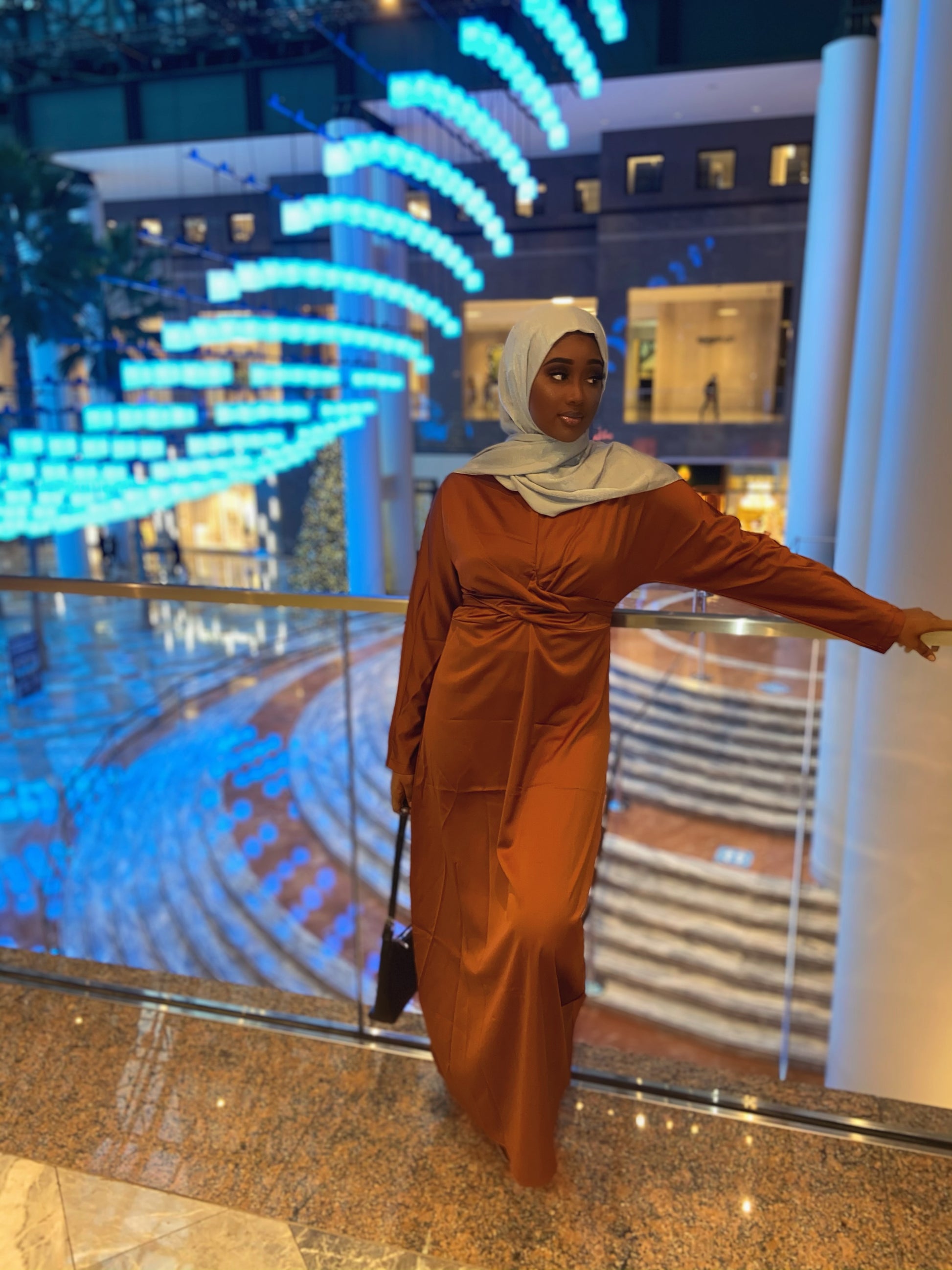Hafsa Satin Dress