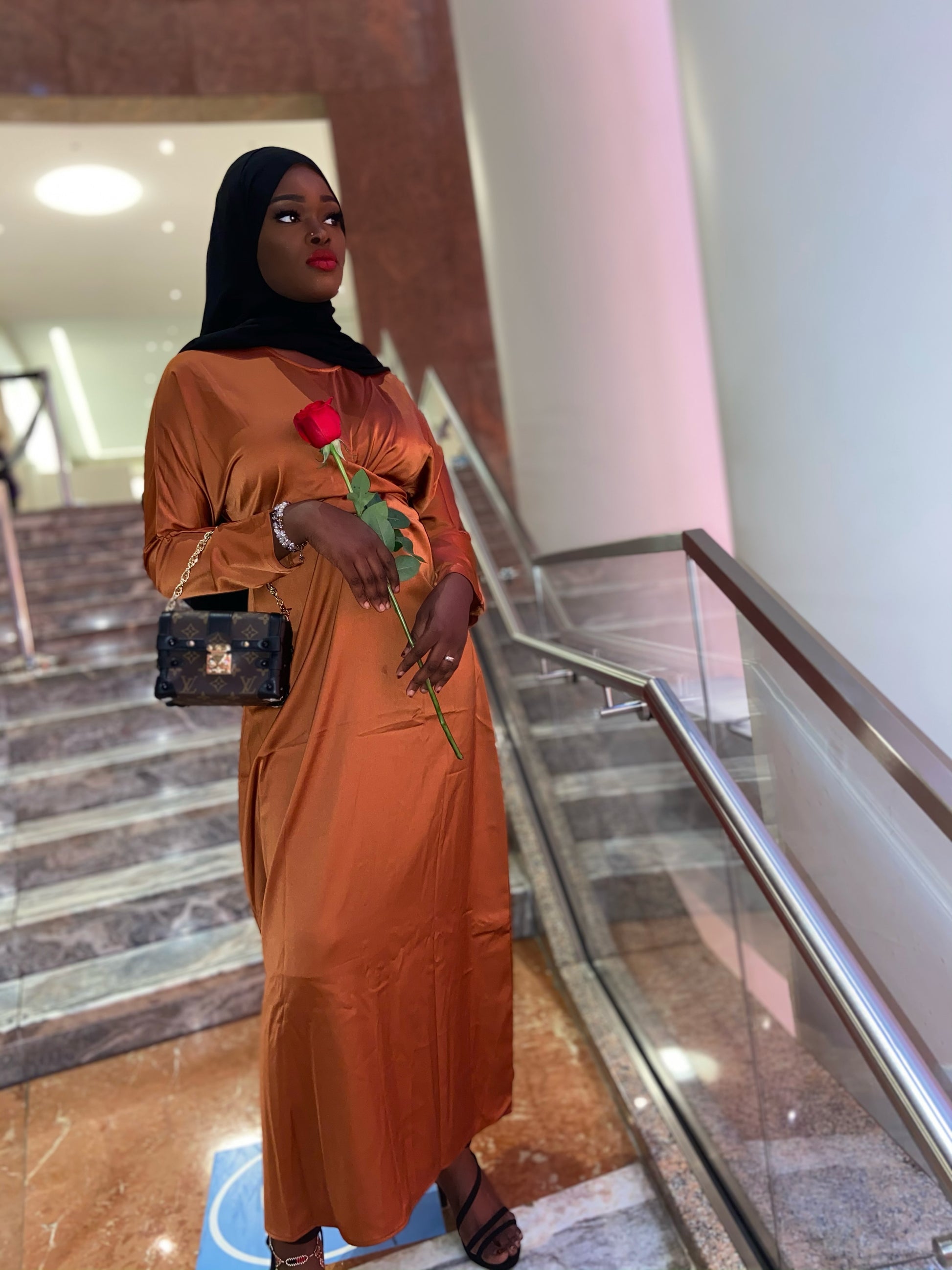 Hafsa Satin Dress
