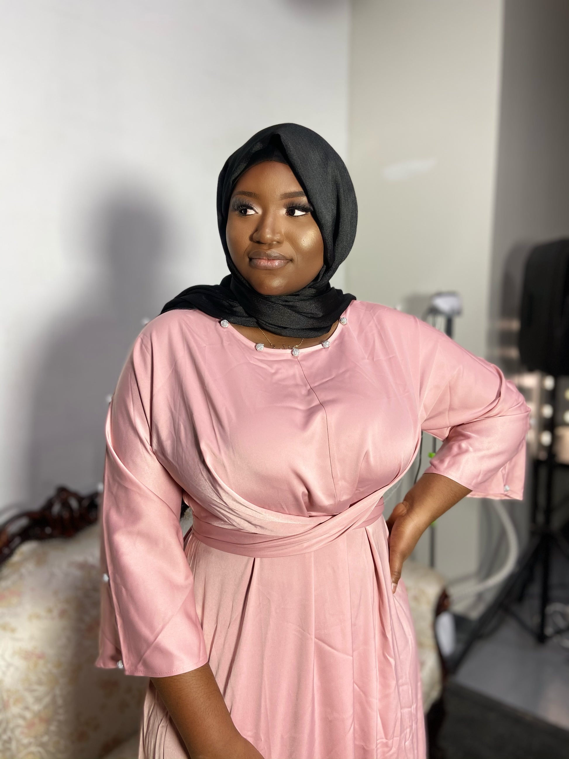 Fareeda Satin Dress