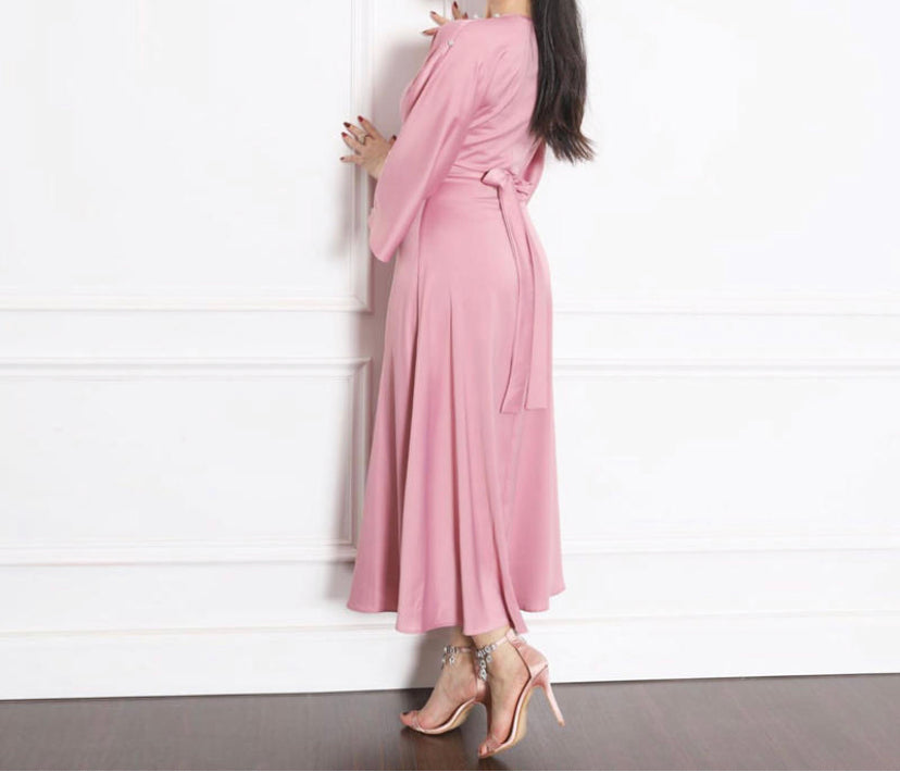 Fareeda Satin Dress