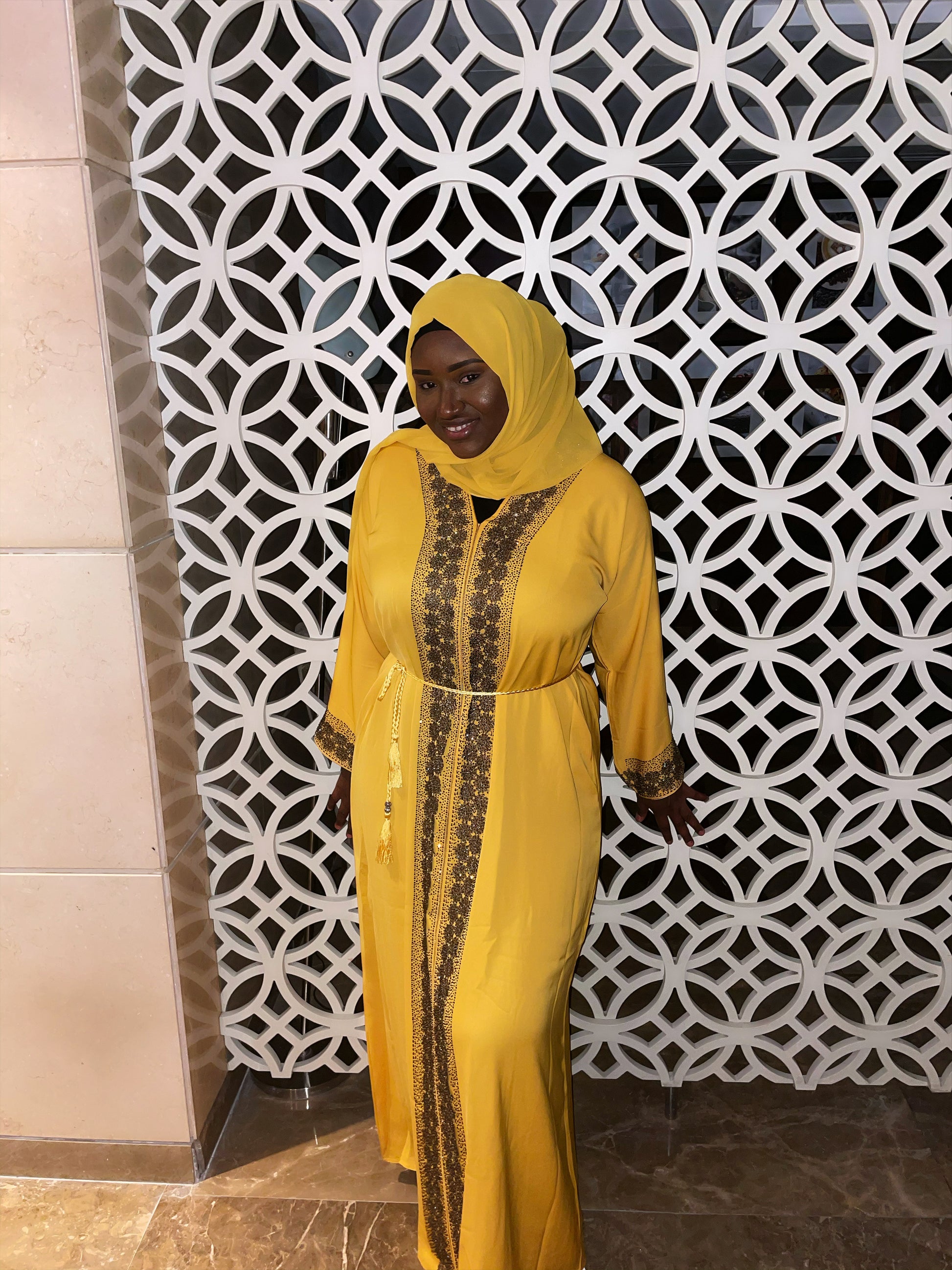 Handmade close Abaya
