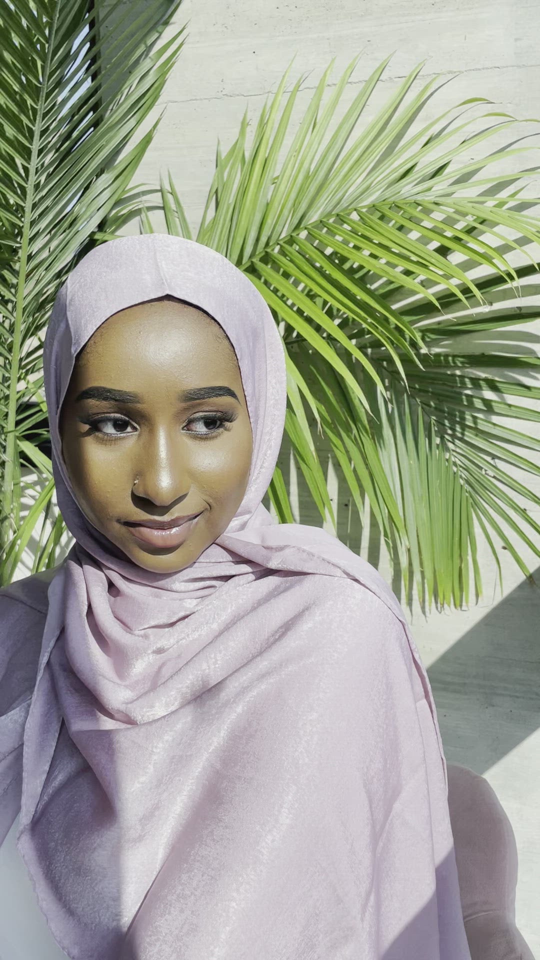 Hijab châle en pashmina luxueux uni