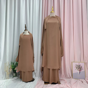 Matching Mommy and Daughter jilbab set