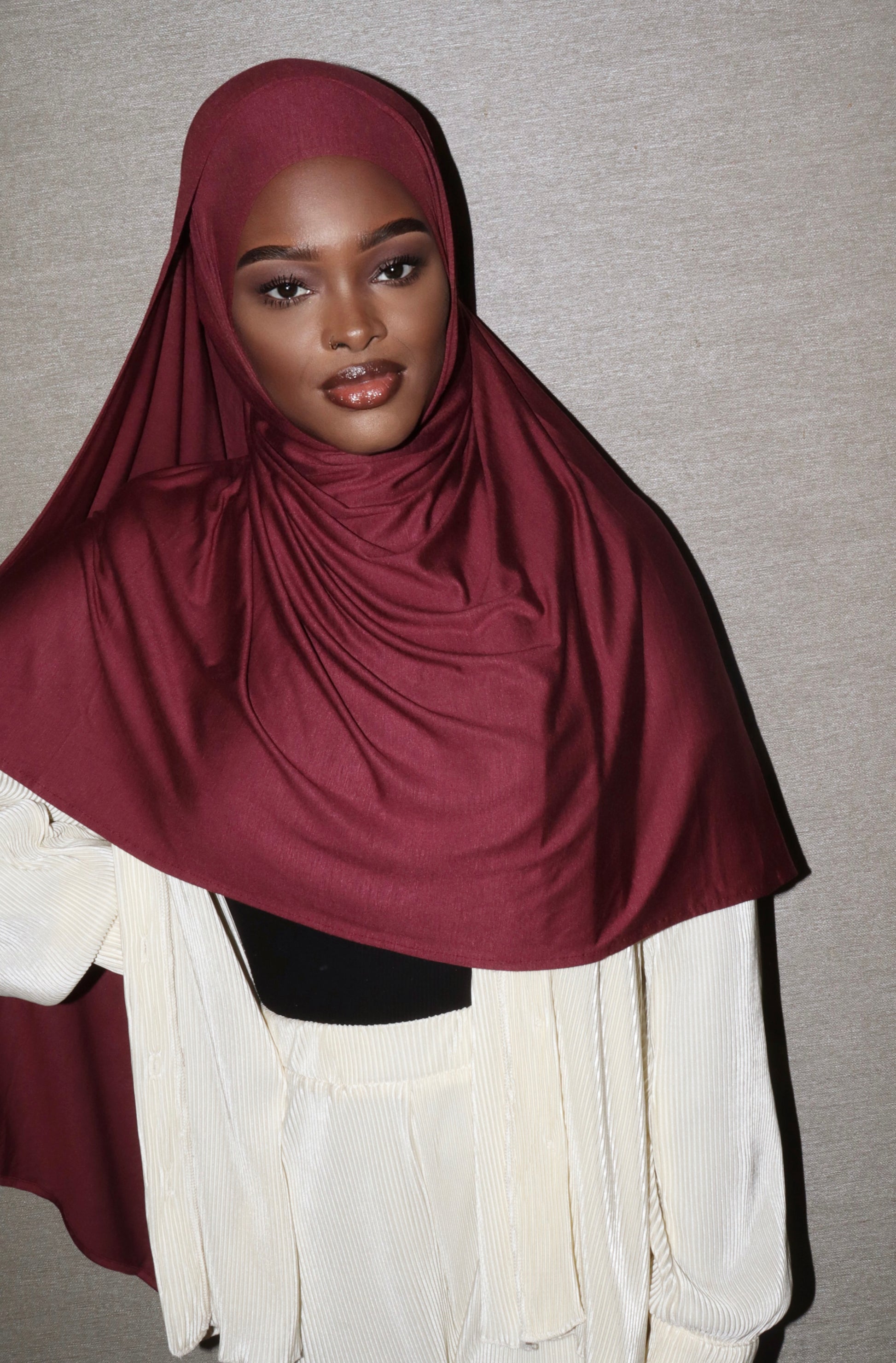 Instant jersey hijab