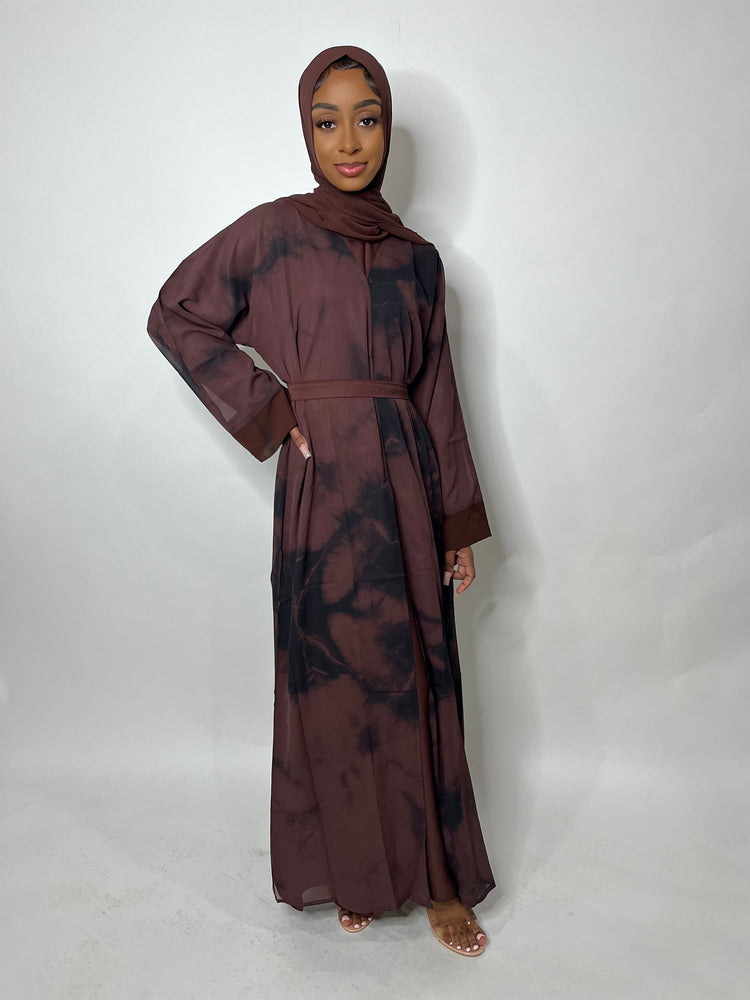 Tie dye Abaya