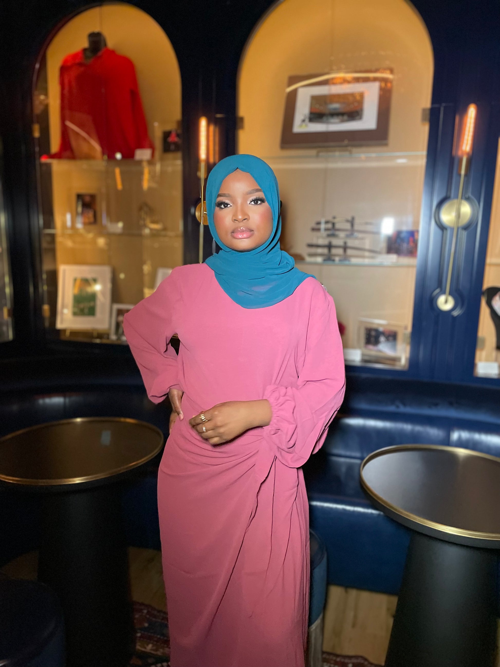 2 piece maxi wrap dress