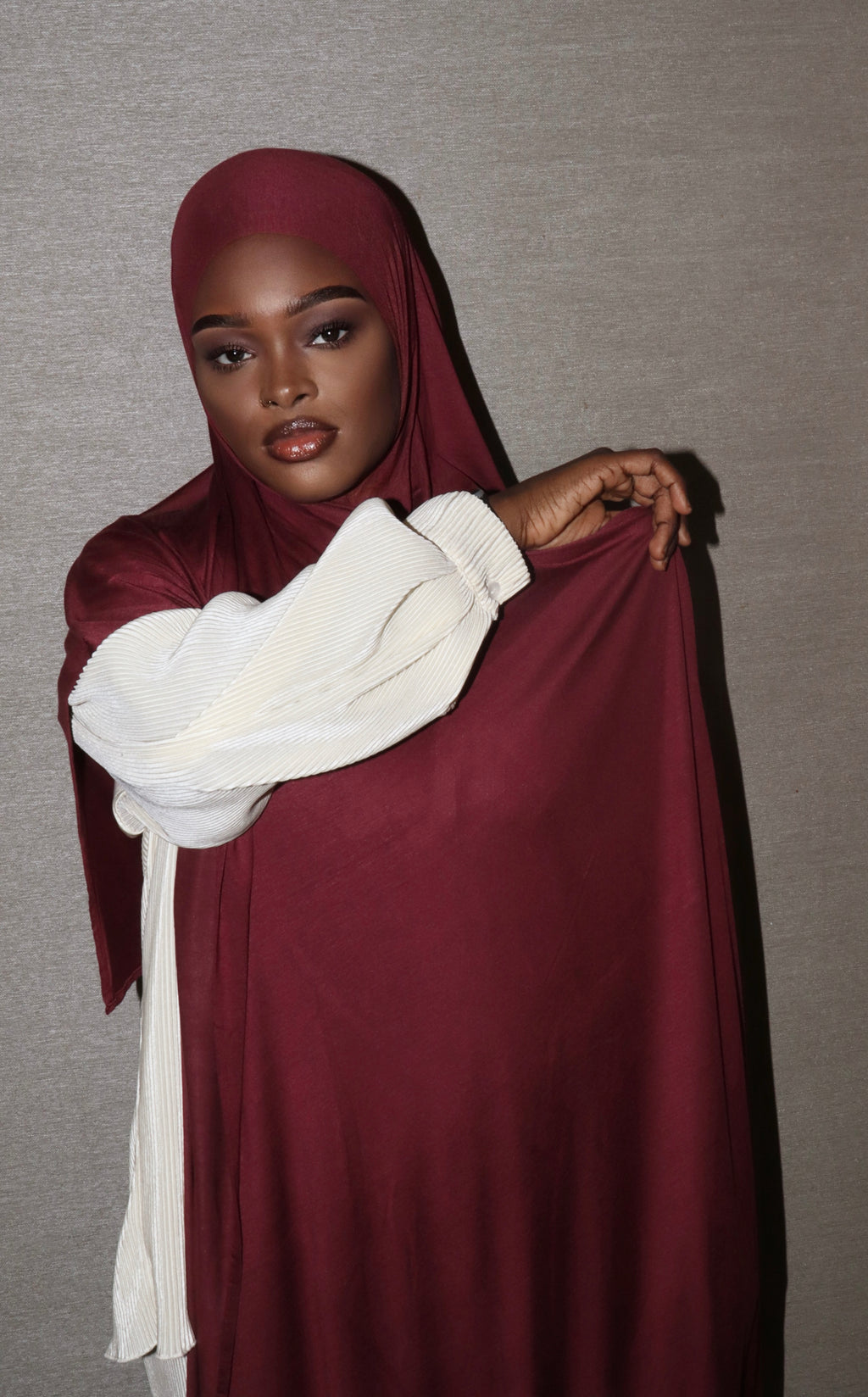 Instant jersey hijab