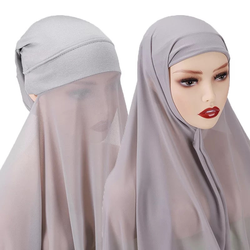 Instant hijab caps