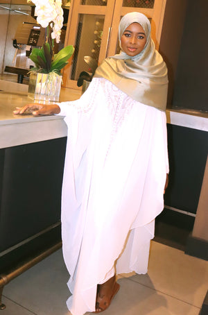 Hooded abaya