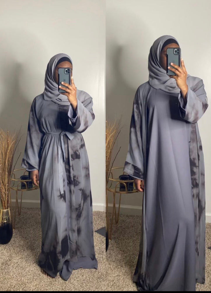 Tie dye Abaya