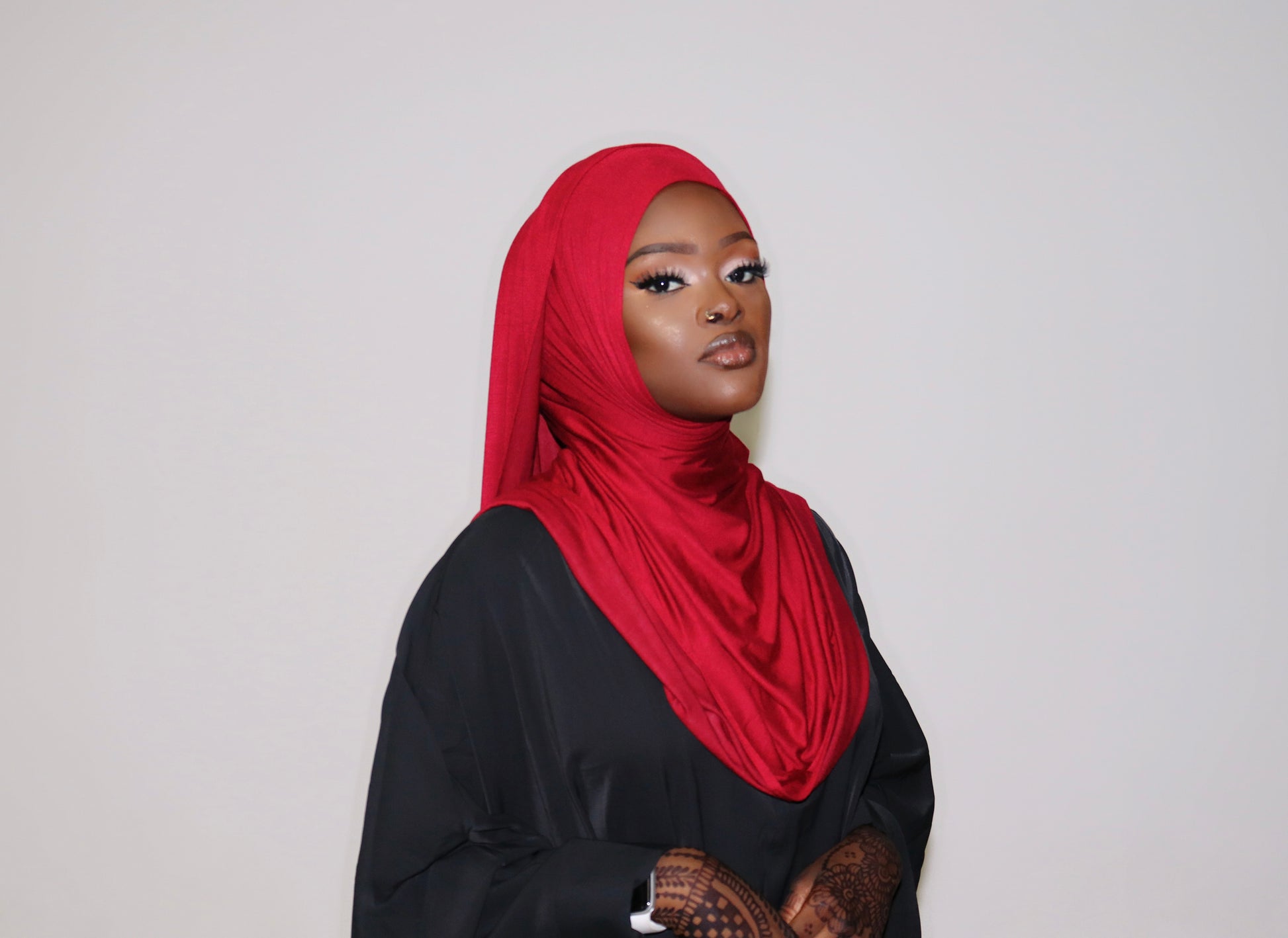 Instant jersey hijab