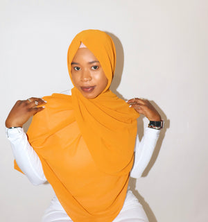 Instant chiffon hijab