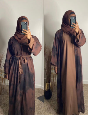 Tie dye Abaya